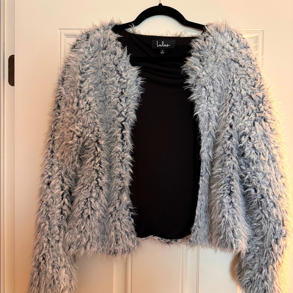 Lulus fuzzy coat